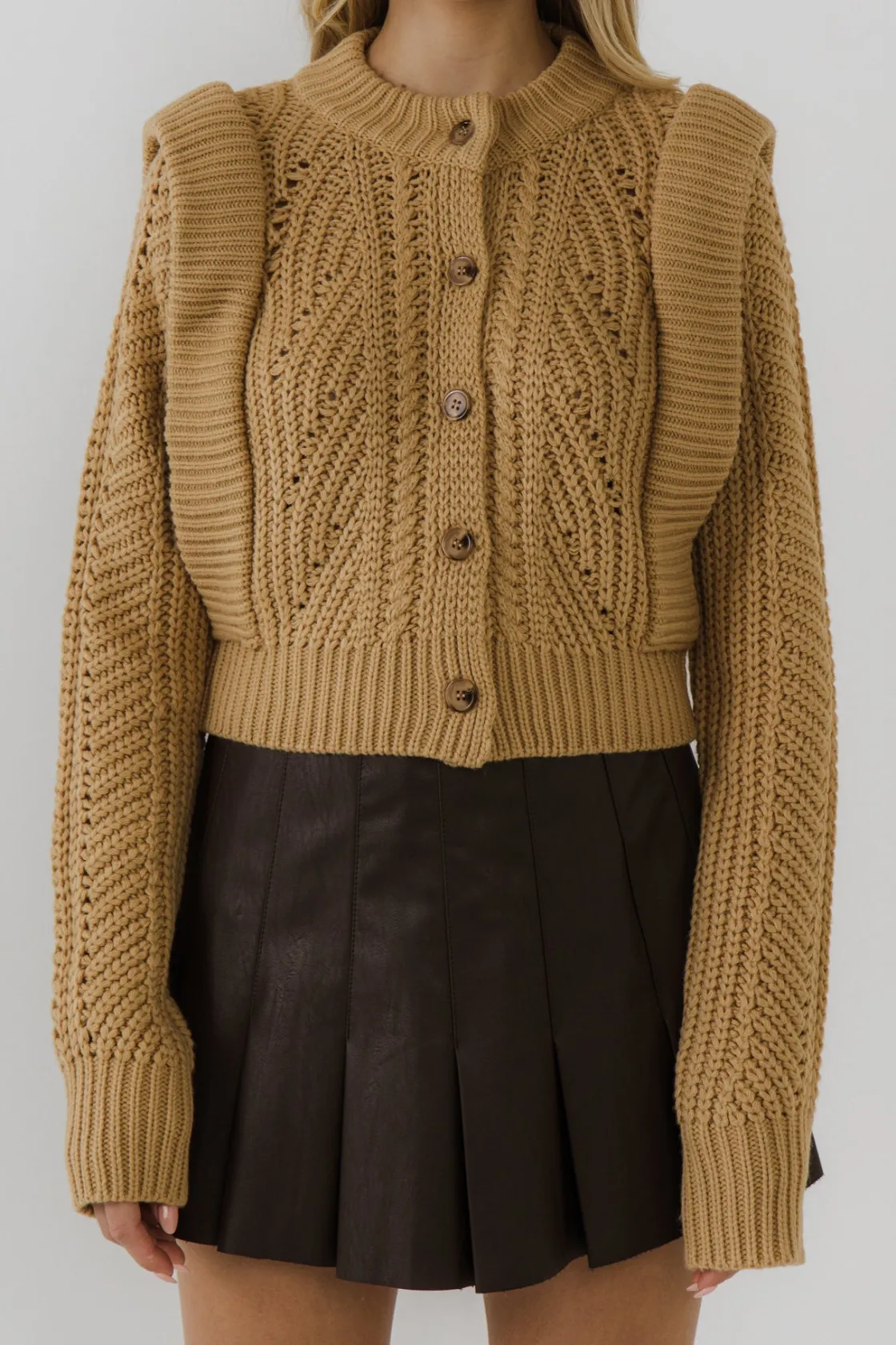 english_factory__women_kn_0-3.webp ENGLISH FACTORY Sweaters & Knits*- Women Knit Cardigan BEIGE