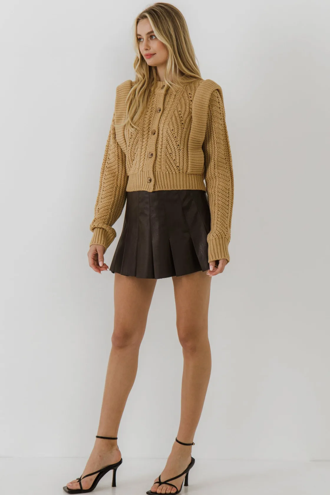 english_factory__women_kn_1-3.webp ENGLISH FACTORY Sweaters & Knits*- Women Knit Cardigan BEIGE