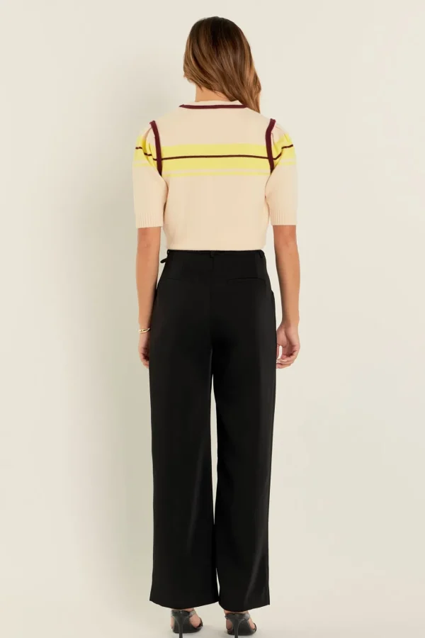 ENGLISH FACTORY Sweaters & Knits*- Women Knit Contrast Shirt