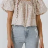 ENGLISH FACTORY Tops*- WOMEN WOVEN BLOUSE