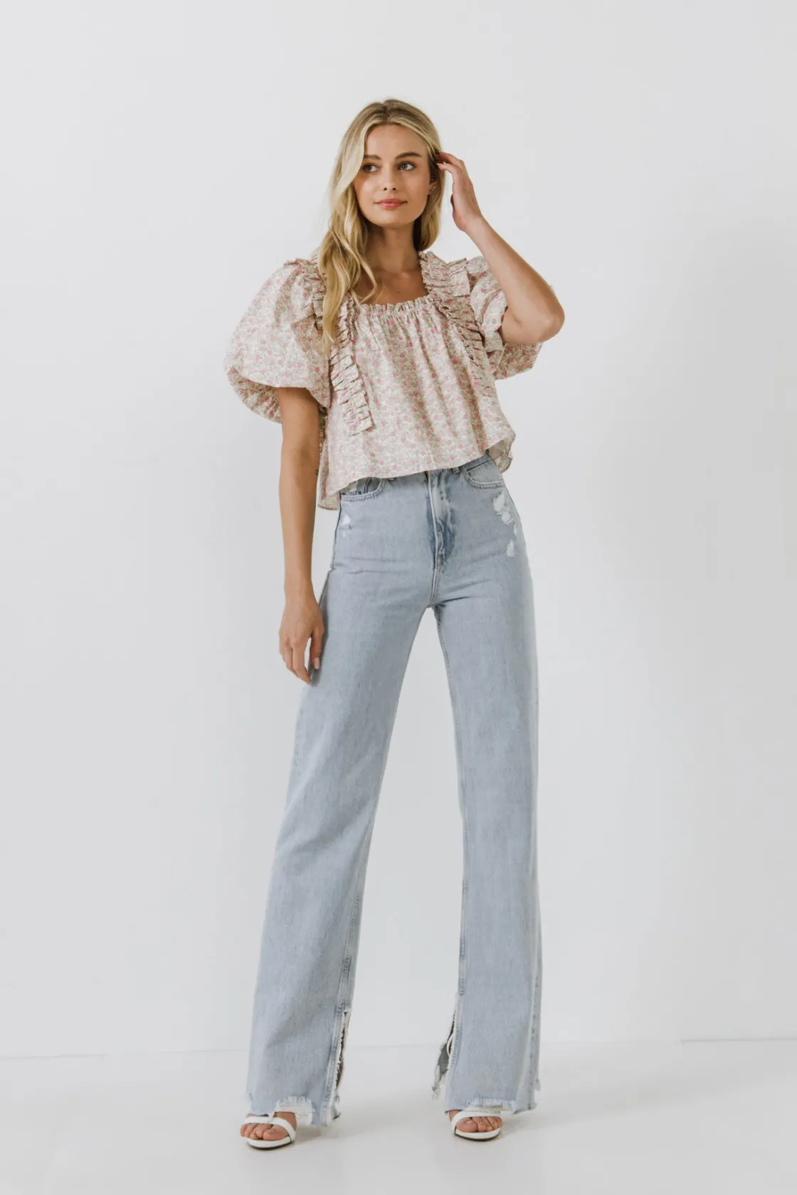 english_factory__women_wo_1-13.webp ENGLISH FACTORY Tops*- WOMEN WOVEN BLOUSE
