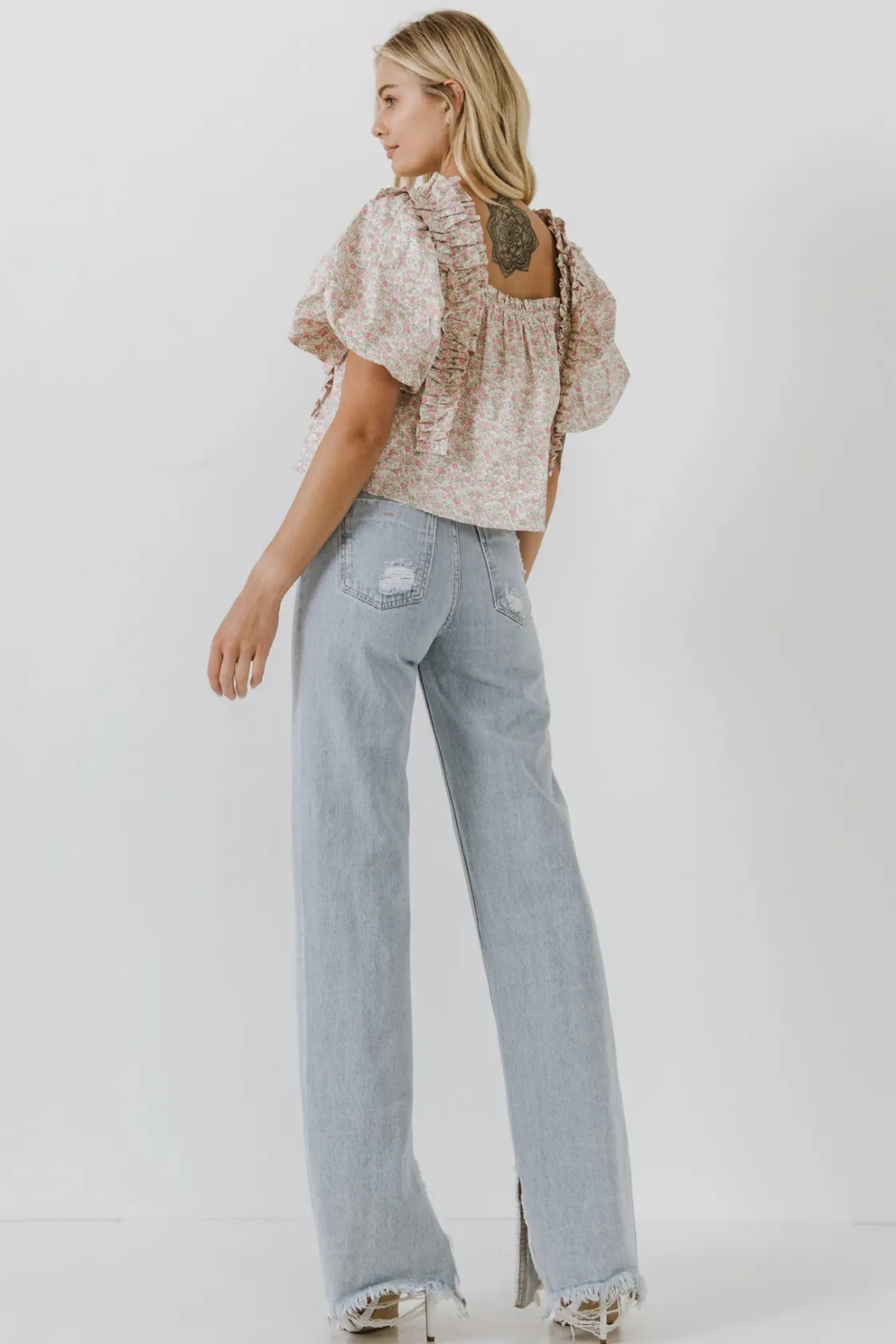english_factory__women_wo_2-13.webp ENGLISH FACTORY Tops*- WOMEN WOVEN BLOUSE