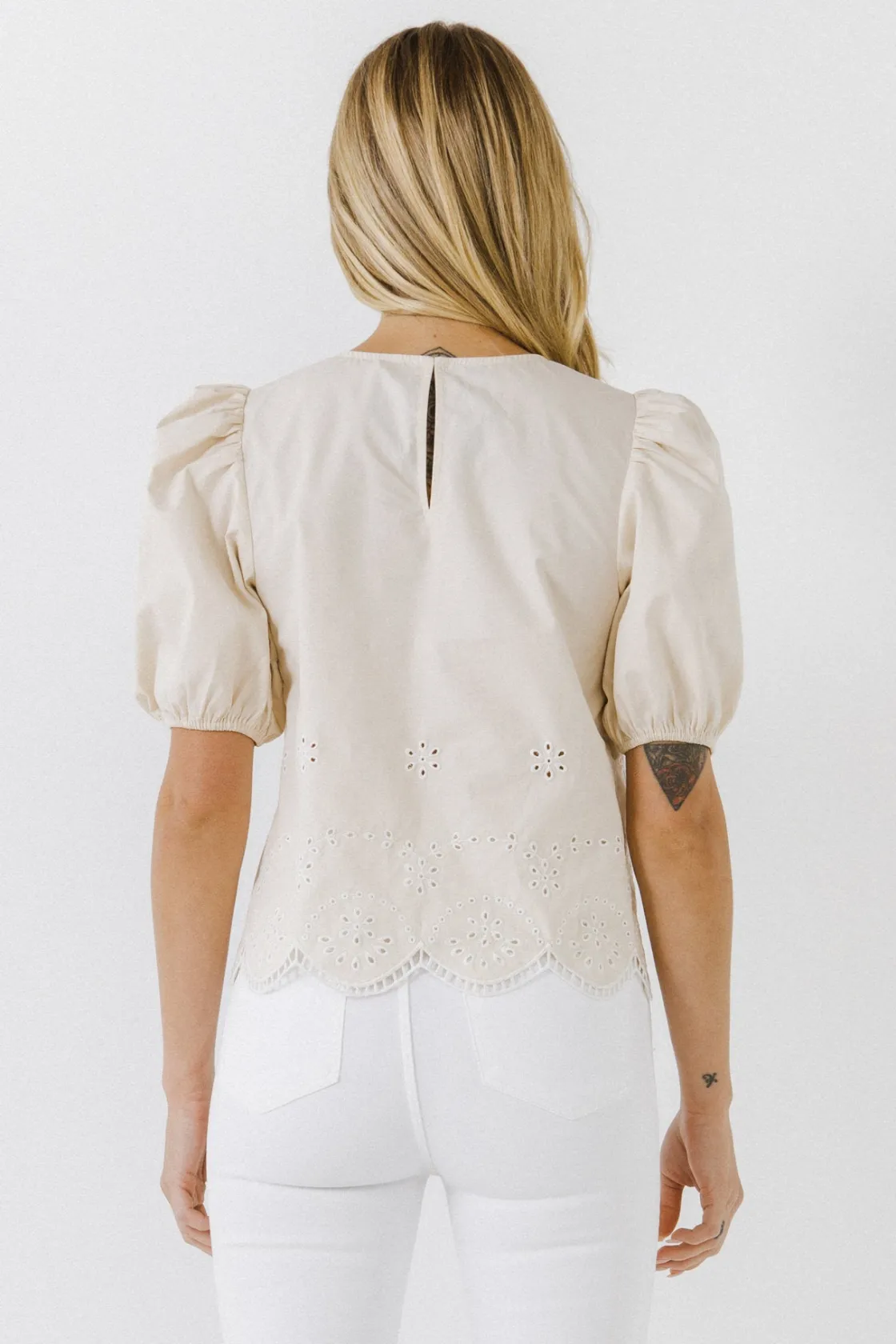 english_factory__women_wo_2-3.webp ENGLISH FACTORY Tops*- Women Woven Embroidered Blouse BEIGE