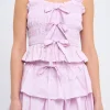 ENGLISH FACTORY Tops*- Women's Woven Blouse LILAC