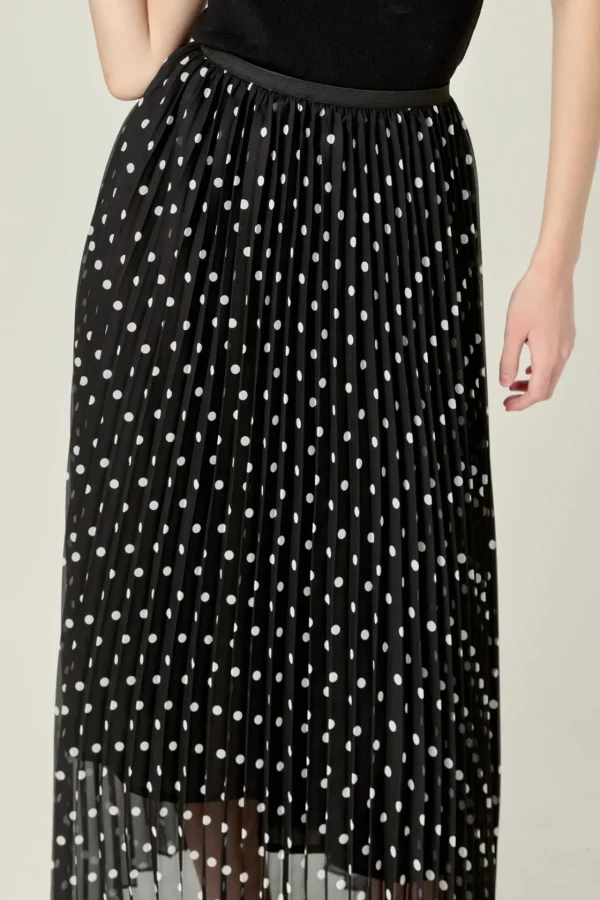ENGLISH FACTORY Skirts | Tops*- Zoe Midi Skirt BLACKWHITE