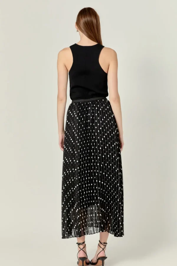 ENGLISH FACTORY Skirts | Tops*- Zoe Midi Skirt BLACKWHITE