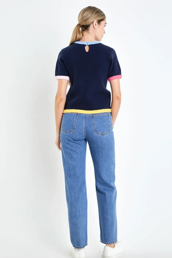 ENGLISH FACTORY Sweaters & Knits | Matching Sets*English Factpry - Color Block Sweater Top