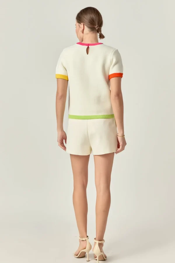 ENGLISH FACTORY Sweaters & Knits | Matching Sets*English Factpry - Color Block Sweater Top