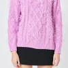 ENDLESS ROSE Sweaters & Knits | Tops*Feather Detail Sweater LILAC