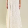 ENDLESS ROSE Skirts | Tops*Floral Embroidery Lace Skirt OFFWHITE
