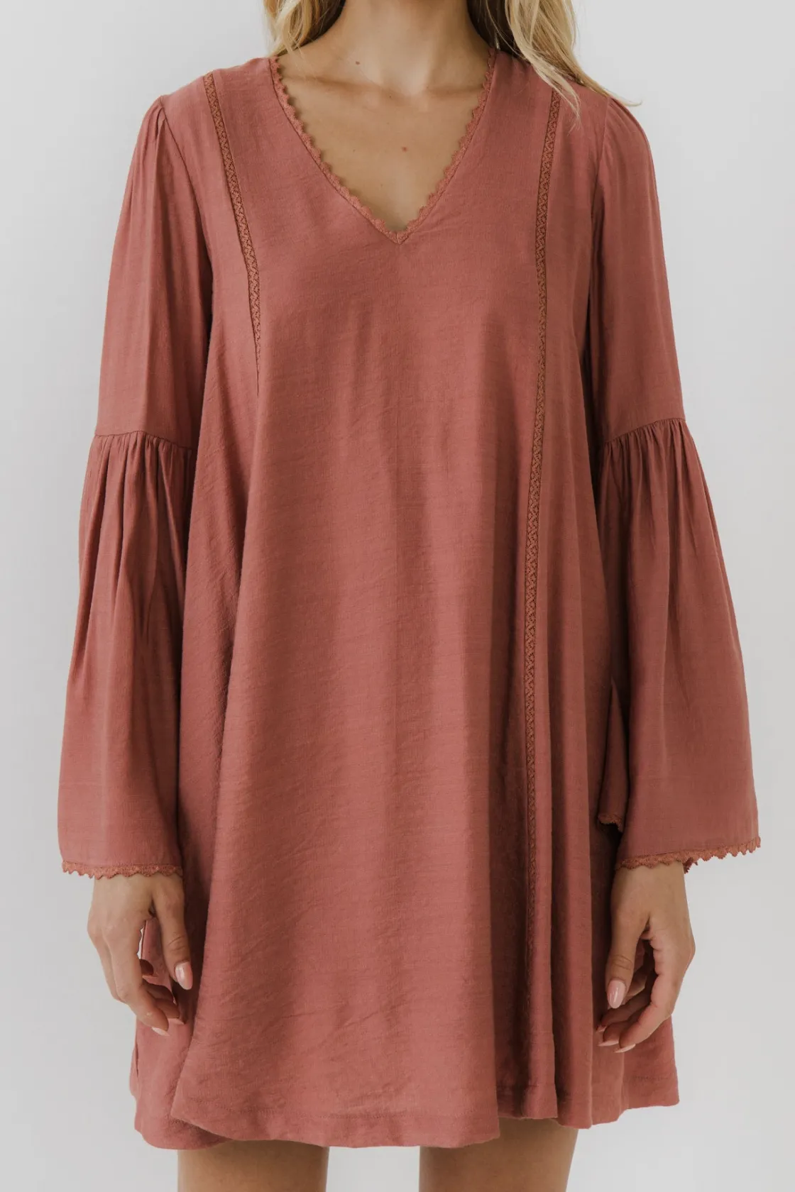free_the_rose__deep_v_lac_0.webp FREE THE ROSES Boho Dresses | Lace Dresses*Free The Rose - Deep V Laced Mini Dress MAUVE