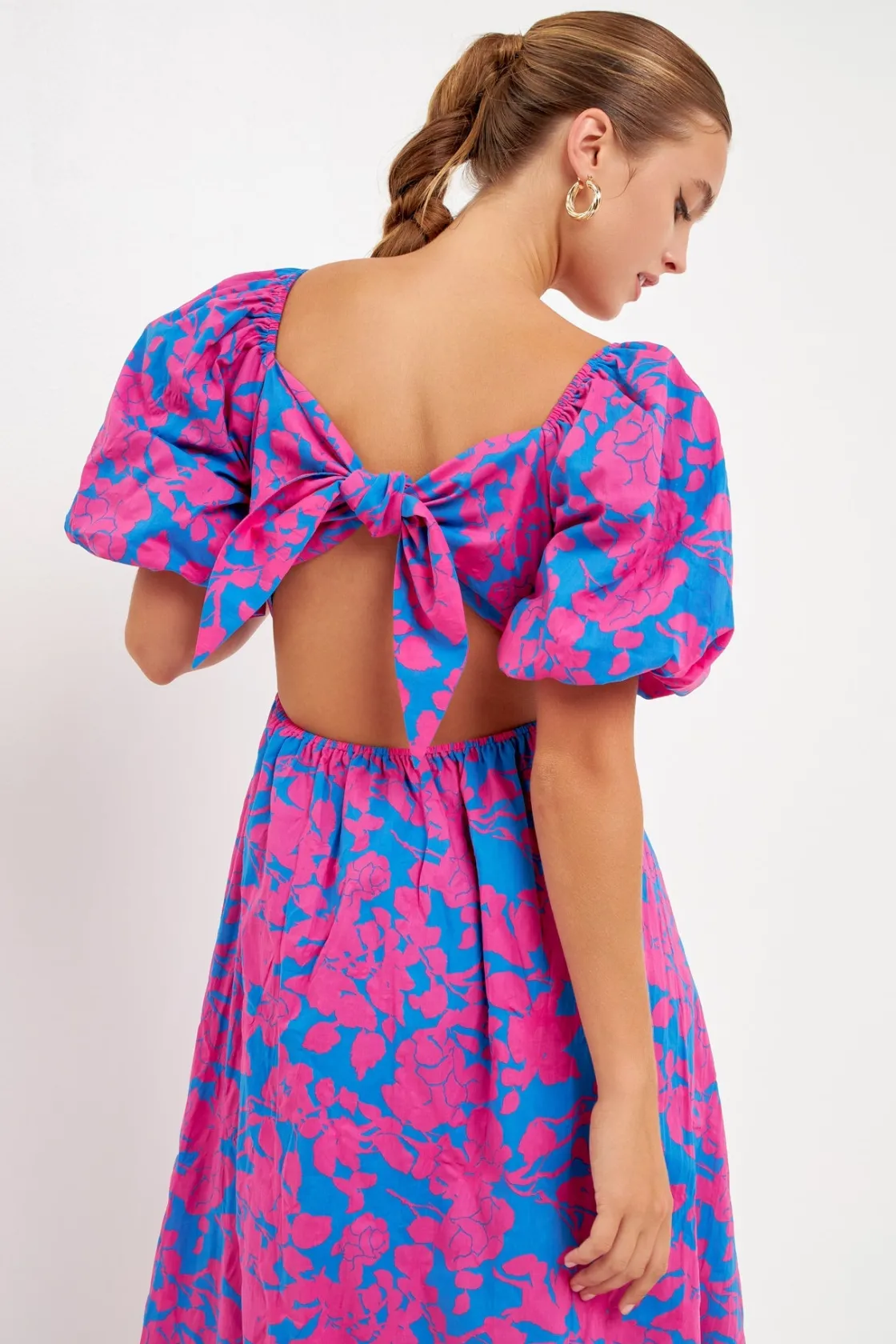 free_the_rose__floral_cut_0.webp FREE THE ROSES Floral Dresses | Tops*Free The Rose - Floral Cut-Out Maxi Dress