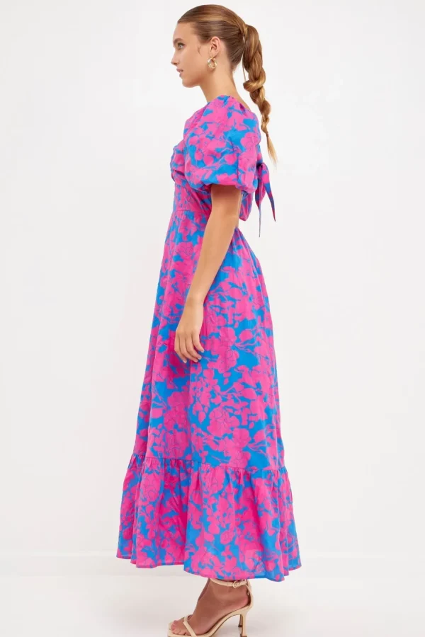 FREE THE ROSES Floral Dresses | Tops*Free The Rose - Floral Cut-Out Maxi Dress