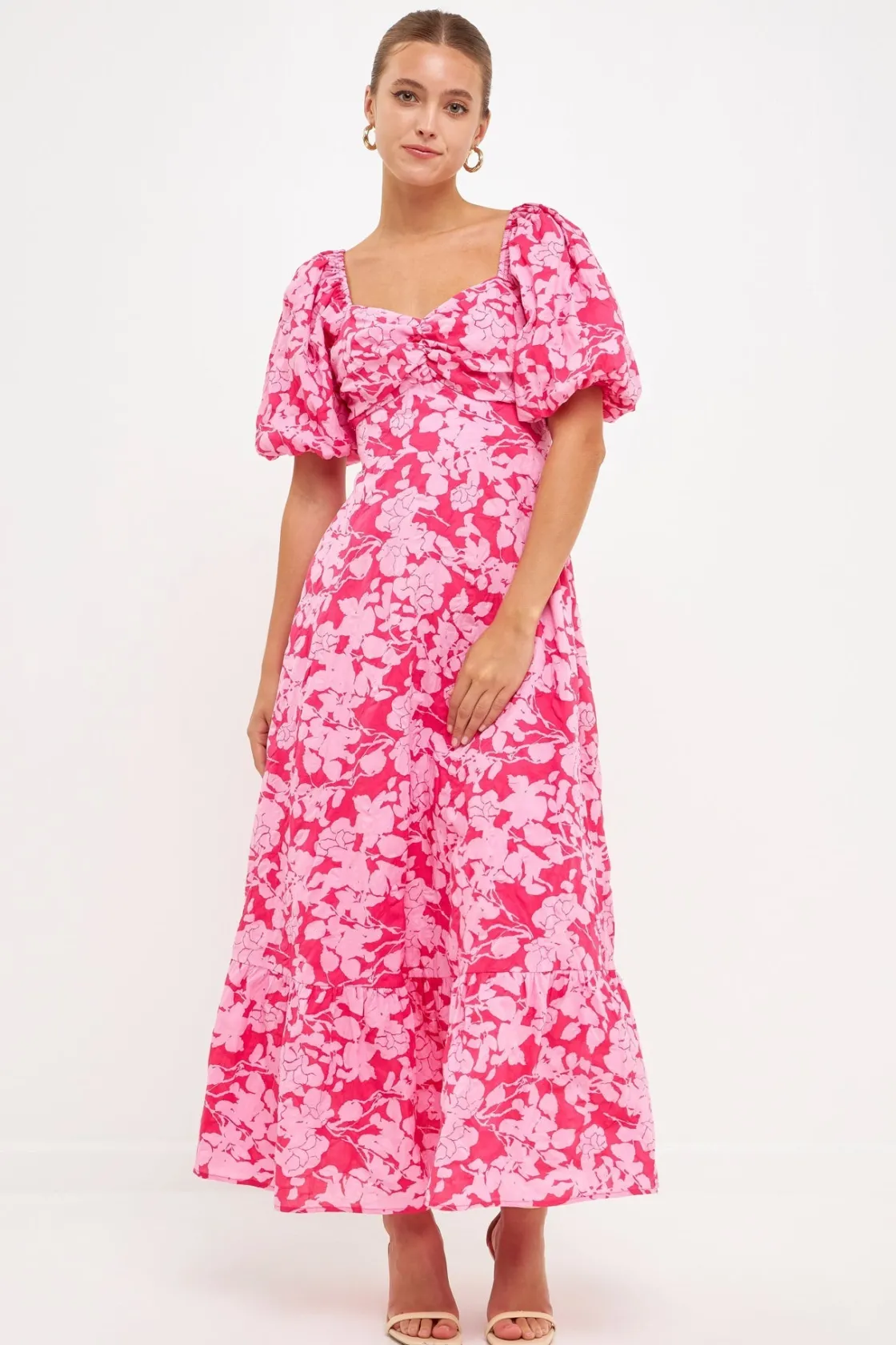 free_the_rose__floral_cut_4.webp FREE THE ROSES Floral Dresses | Tops*Free The Rose - Floral Cut-Out Maxi Dress