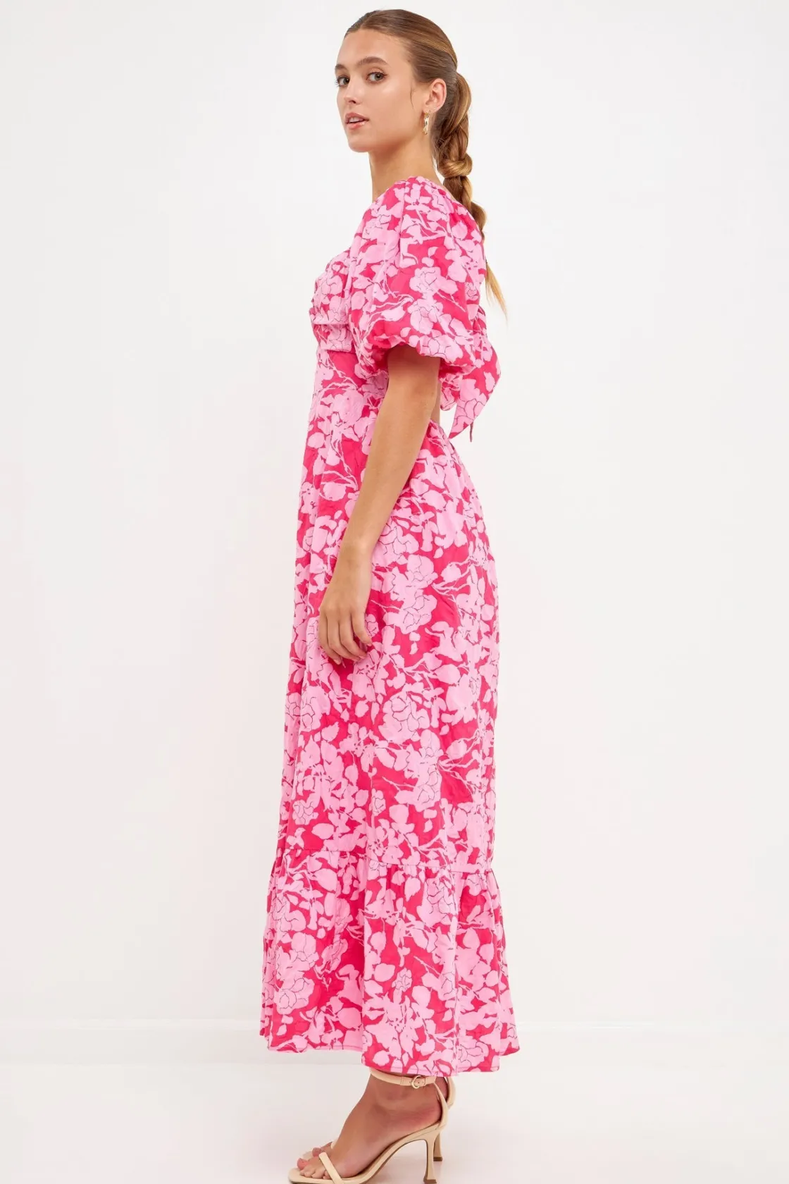 free_the_rose__floral_cut_6.webp FREE THE ROSES Floral Dresses | Tops*Free The Rose - Floral Cut-Out Maxi Dress
