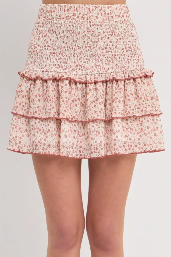FREE THE ROSES Skirts | Tops*Free The Rose - Floral Mini Skirt