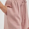 FREE THE ROSES Shorts & Skorts | Tops*Free The Rose - Gauze Shorts With Thick Elastic Band And Pockets
