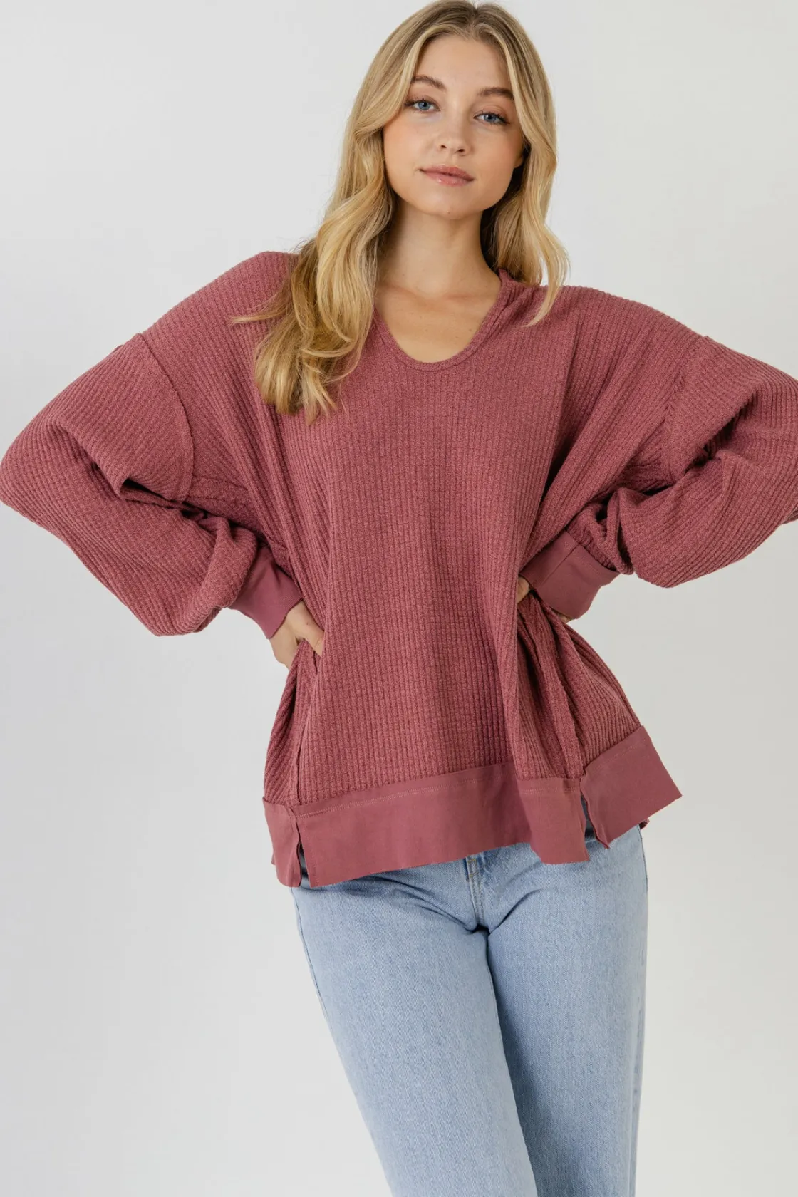 free_the_rose__thermal_pu_4.webp FREE THE ROSES Tops*Free The Rose - Thermal Pullover