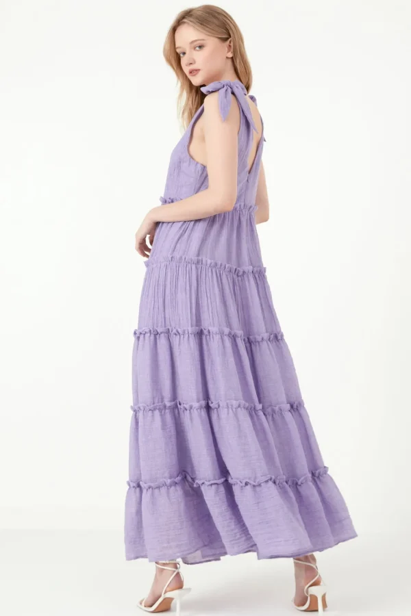 FREE THE ROSES Boho Dresses | White Dresses*Free The Rose - Tiered Maxi Dress