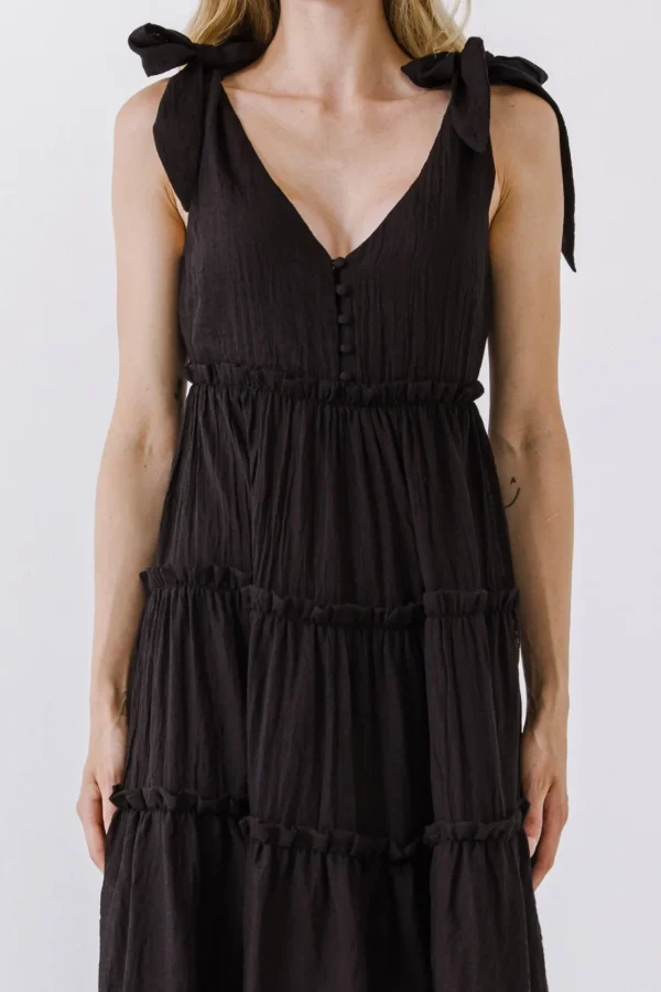 FREE THE ROSES Boho Dresses | White Dresses*Free The Rose - Tiered Maxi Dress