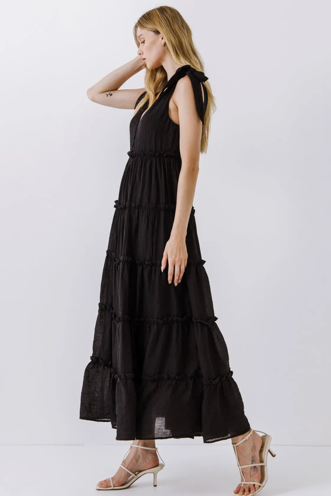 free_the_rose__tiered_max_21.webp FREE THE ROSES Boho Dresses | White Dresses*Free The Rose - Tiered Maxi Dress
