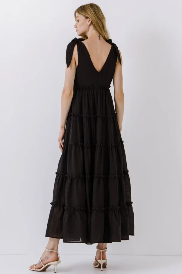 FREE THE ROSES Boho Dresses | White Dresses*Free The Rose - Tiered Maxi Dress
