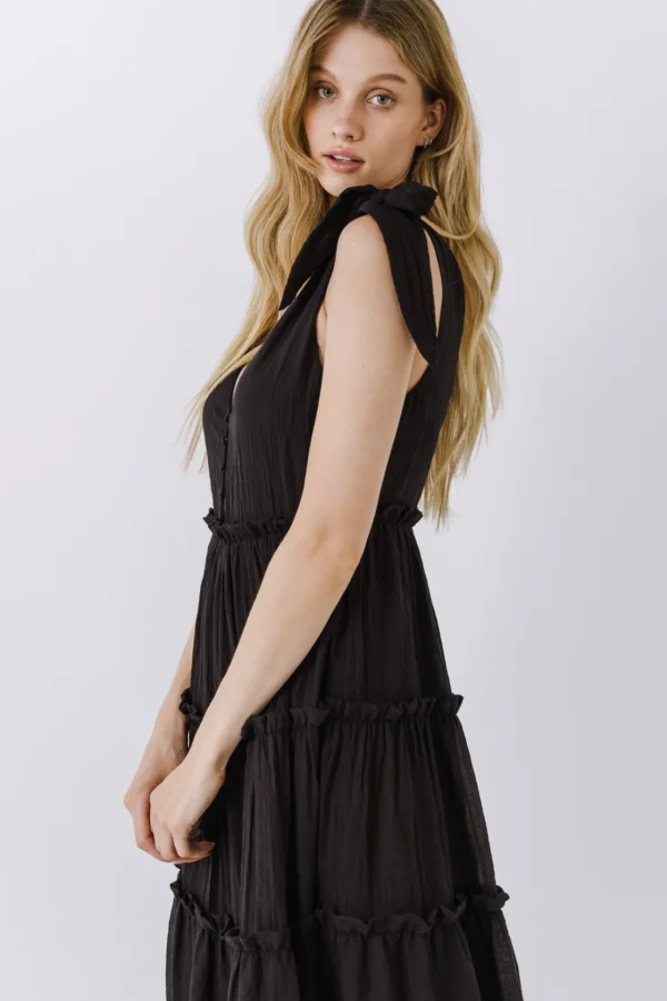 FREE THE ROSES Boho Dresses | White Dresses*Free The Rose - Tiered Maxi Dress