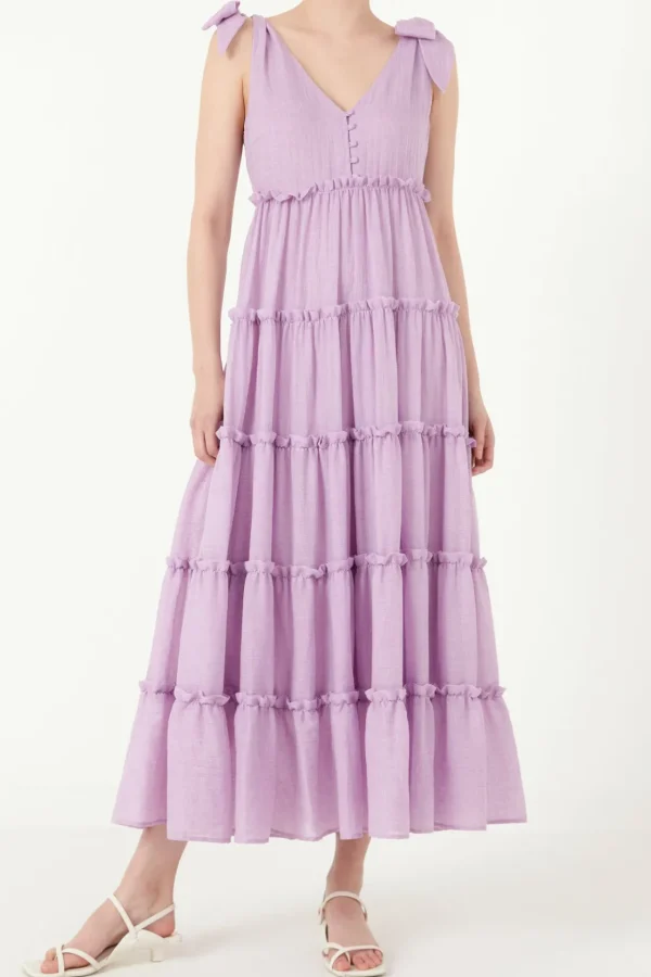 FREE THE ROSES Boho Dresses | White Dresses*Free The Rose - Tiered Maxi Dress