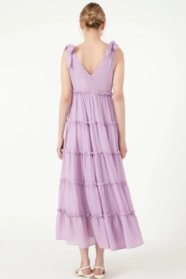 FREE THE ROSES Boho Dresses | White Dresses*Free The Rose - Tiered Maxi Dress