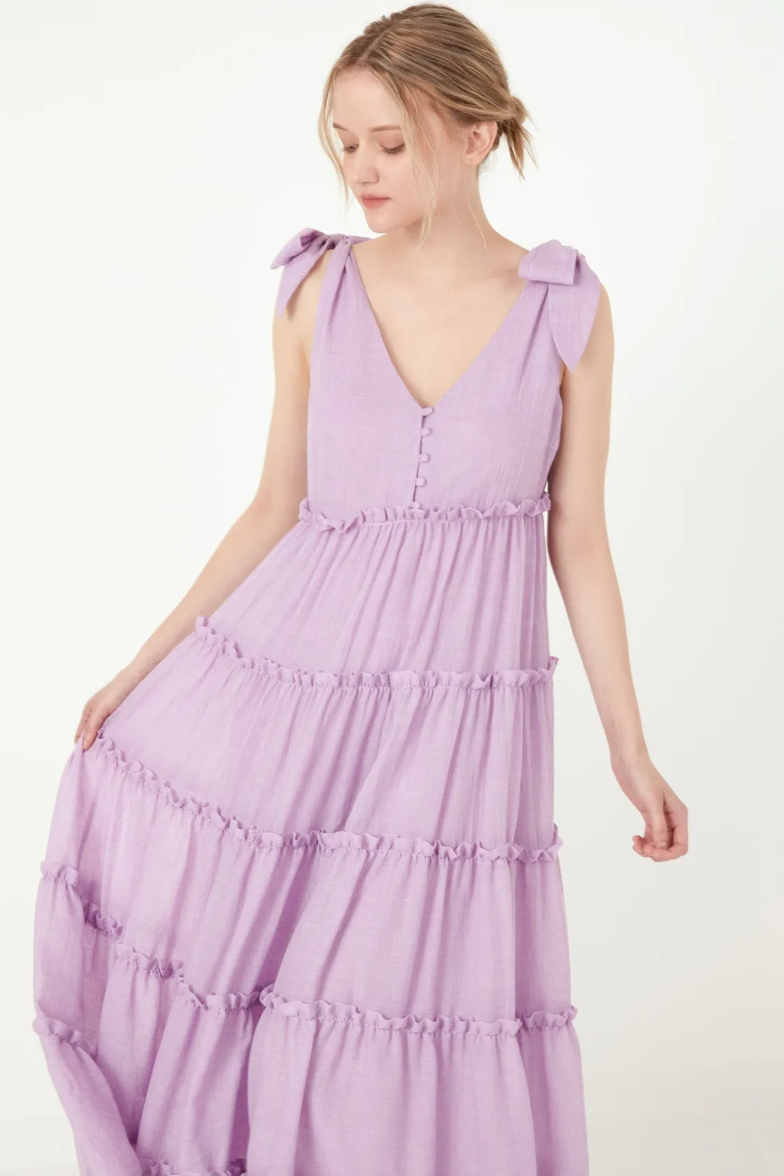 free_the_rose__tiered_max_28.webp FREE THE ROSES Boho Dresses | White Dresses*Free The Rose - Tiered Maxi Dress