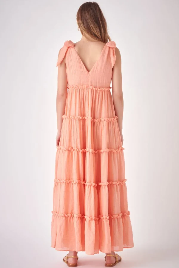 FREE THE ROSES Boho Dresses | White Dresses*Free The Rose - Tiered Maxi Dress