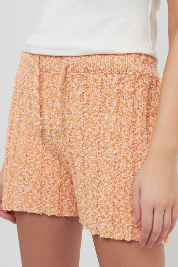 FREE THE ROSES Loungewear | Sweaters & Knits*- Cozy Sweater Shorts ORANGE