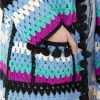 FREE THE ROSES Cardigans | Tops*- Crochet Cardigan MULTI