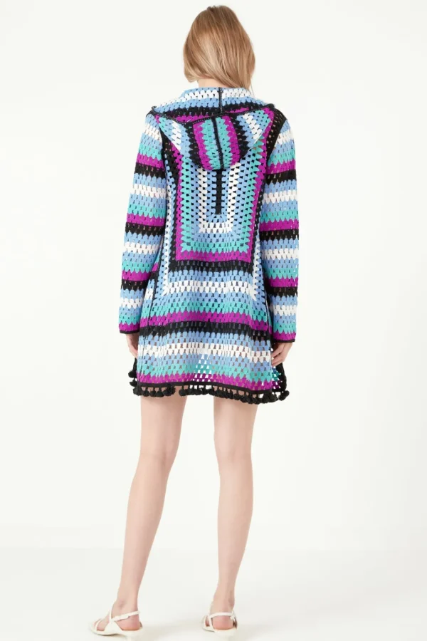 FREE THE ROSES Cardigans | Tops*- Crochet Cardigan MULTI