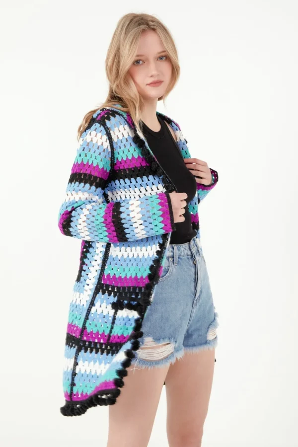 FREE THE ROSES Cardigans | Tops*- Crochet Cardigan MULTI