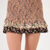 FREE THE ROSES Skirts | Tops*- Floral Color Mini Skirt MULTI