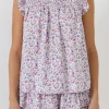 FREE THE ROSES Shirts & Blouses | Tops*- Floral Print Sleeveless Blouse WHITEMULTI