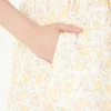 FREE THE ROSES Tops*- Floral Strappy back Mini Dress YELLOW