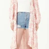 FREE THE ROSES Tops*- High-Low Maxi Dress PINK