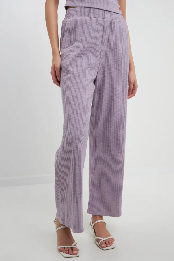 FREE THE ROSES Loungewear | Pants*- Loungewear Pants PURPLE