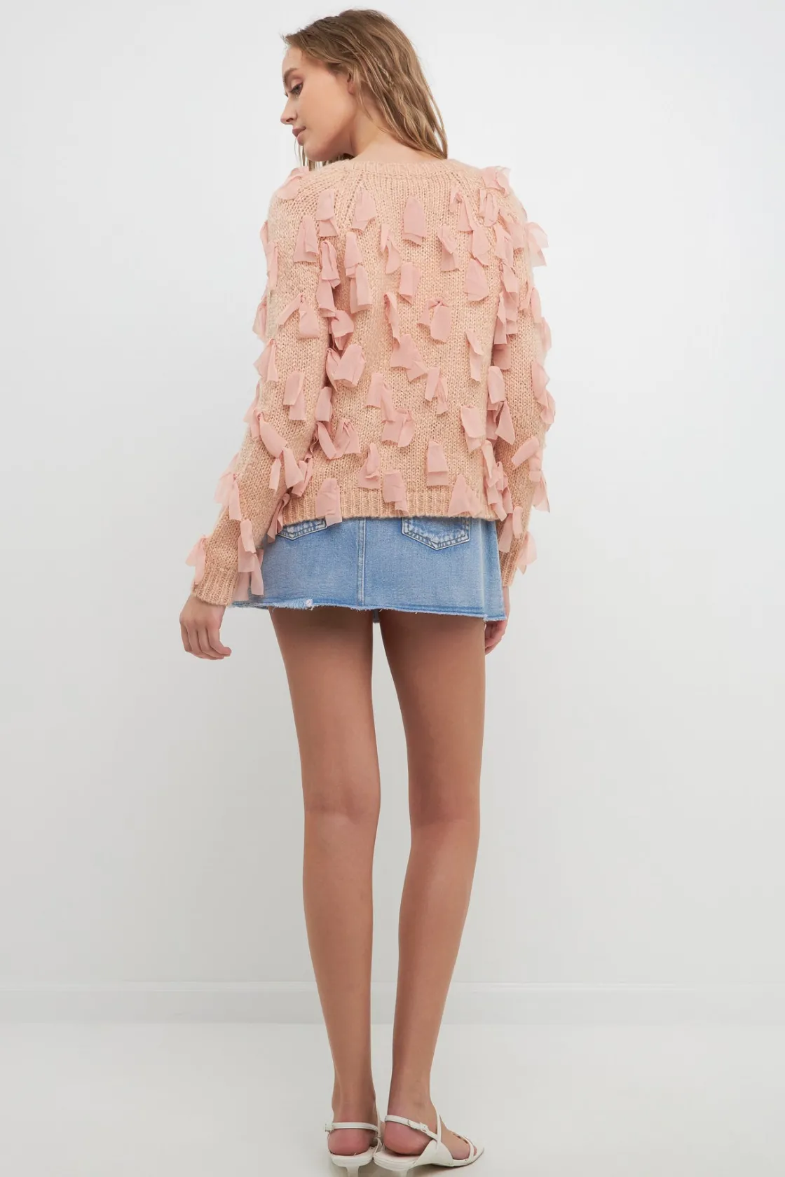 free_the_roses___ribbon_d_2.webp FREE THE ROSES Sweaters & Knits | Cardigans*- Ribbon Detail Cardigan DUSTYPINK