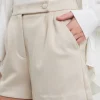 FREE THE ROSES Shorts & Skorts | Tops*- Suede Shorts ECRU