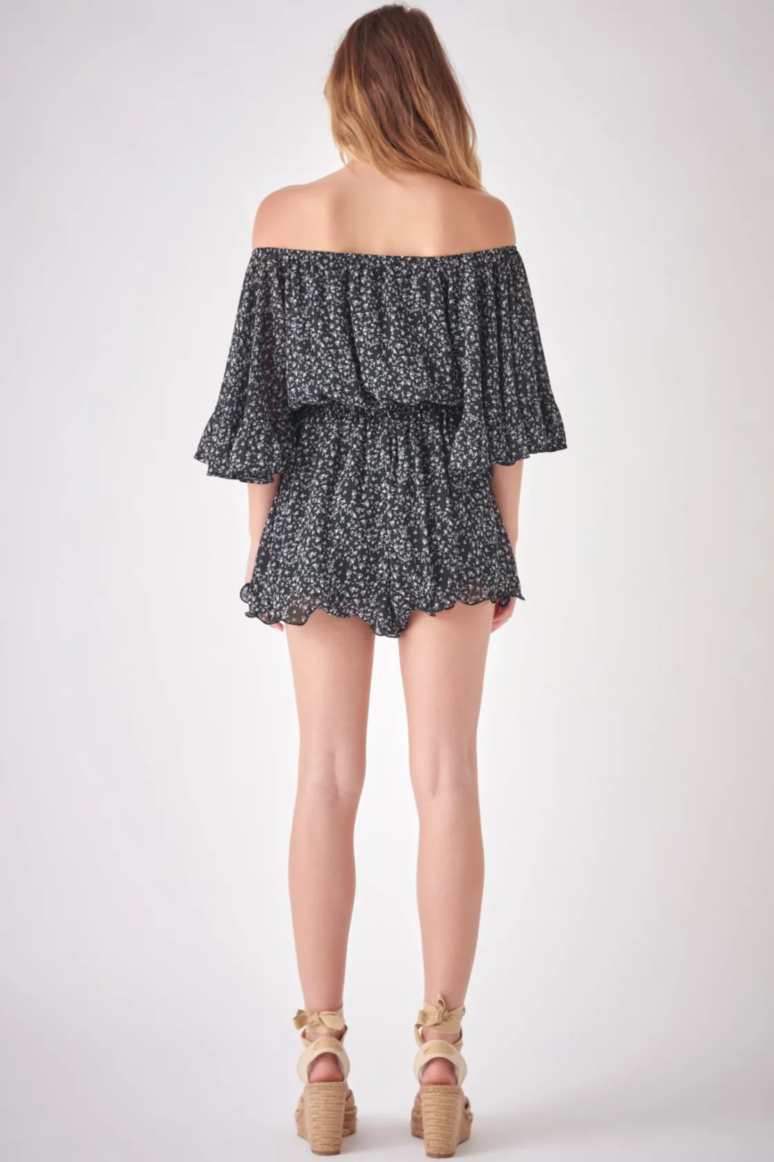 free_the_roses__flowy_dit_2.webp FREE THE ROSES Tops*- Flowy Ditsy Floral Romper