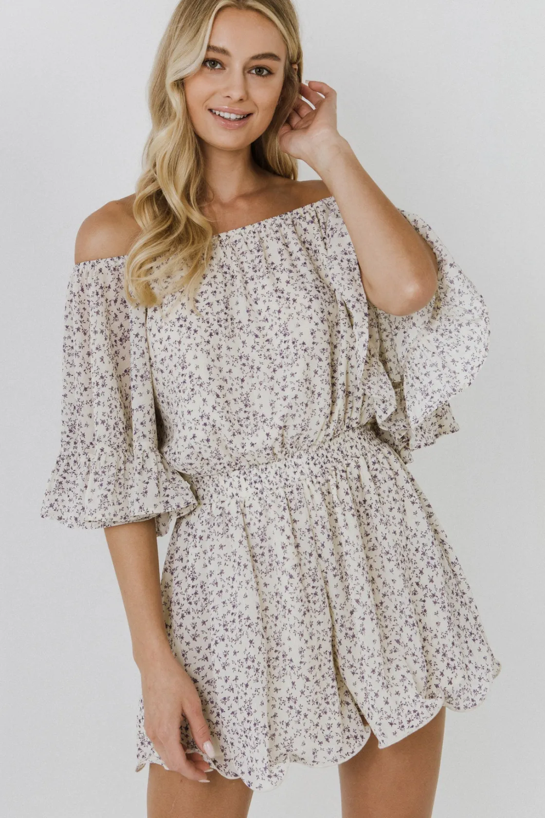 free_the_roses__flowy_dit_6.webp FREE THE ROSES Tops*- Flowy Ditsy Floral Romper