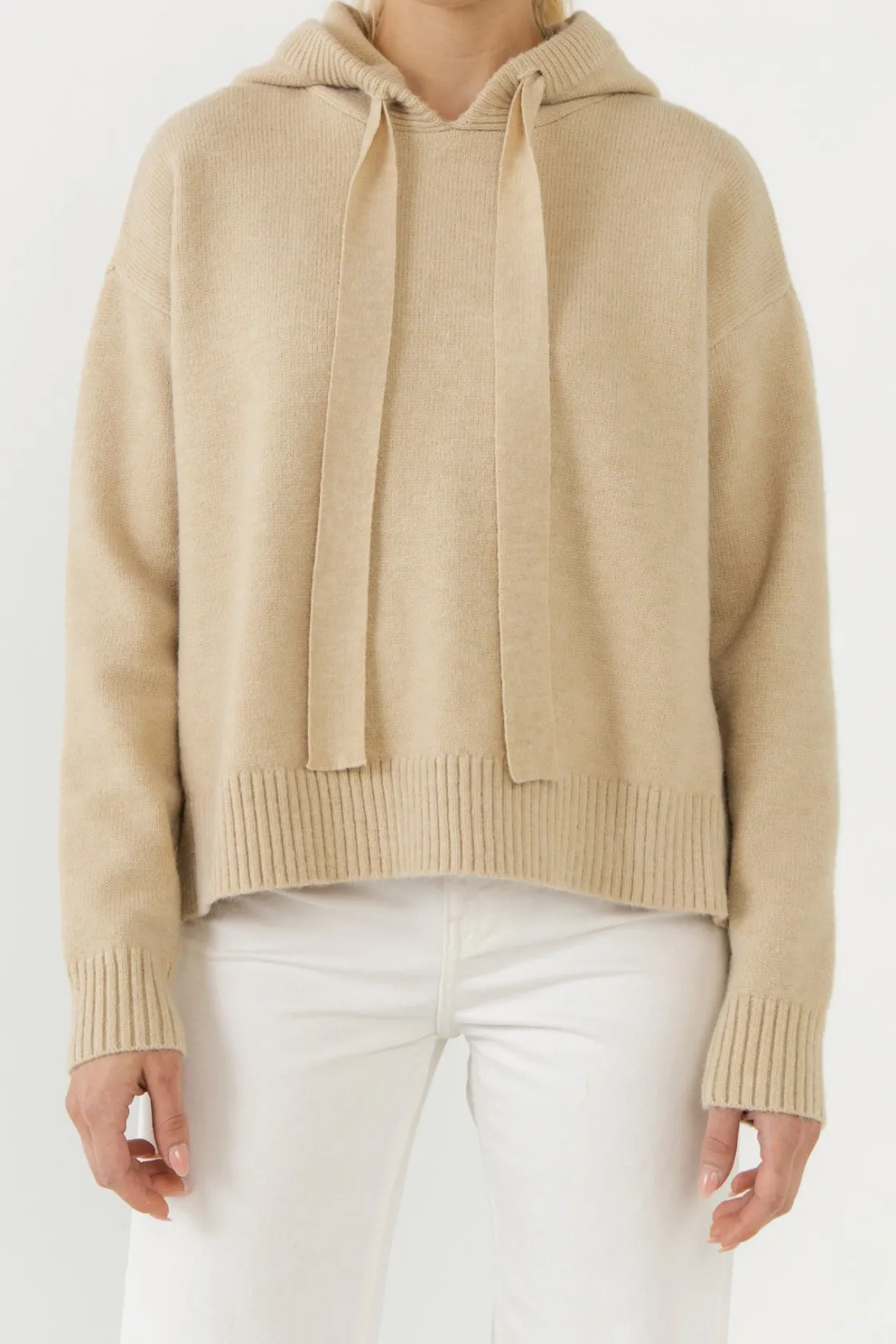 free_the_roses__hoodie_sw_0.webp FREE THE ROSES Sweaters & Knits | Tops*- Hoodie Sweater TAUPE