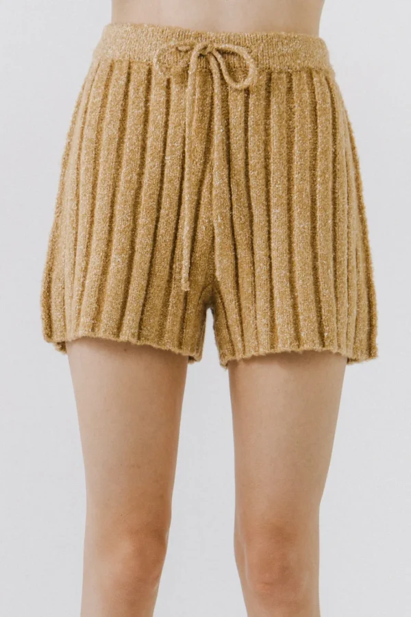 FREE THE ROSES Loungewear | Shorts & Skorts*- Knit Shorts TAUPE