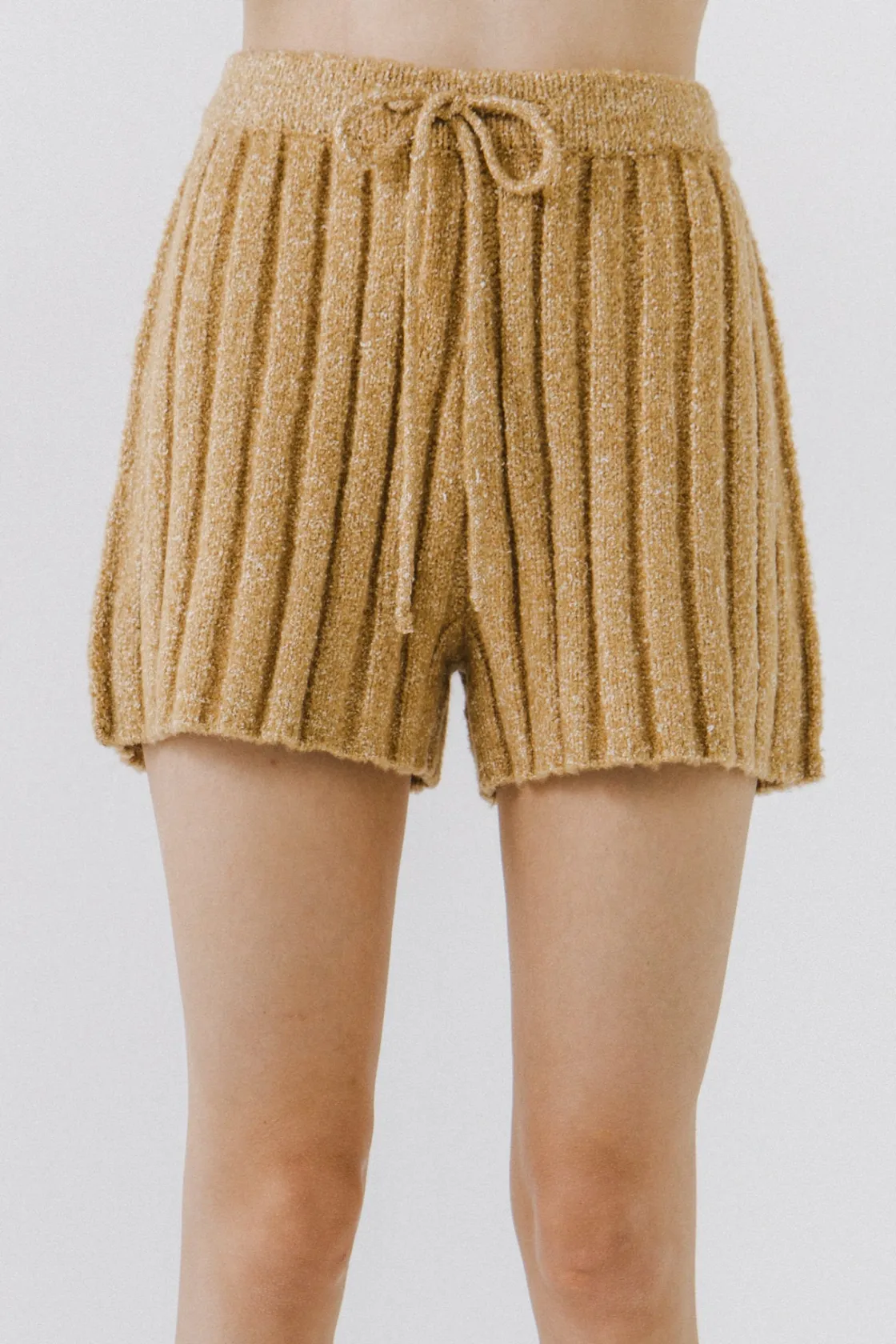 free_the_roses__knit_shor_3.webp FREE THE ROSES Loungewear | Shorts & Skorts*- Knit Shorts TAUPE