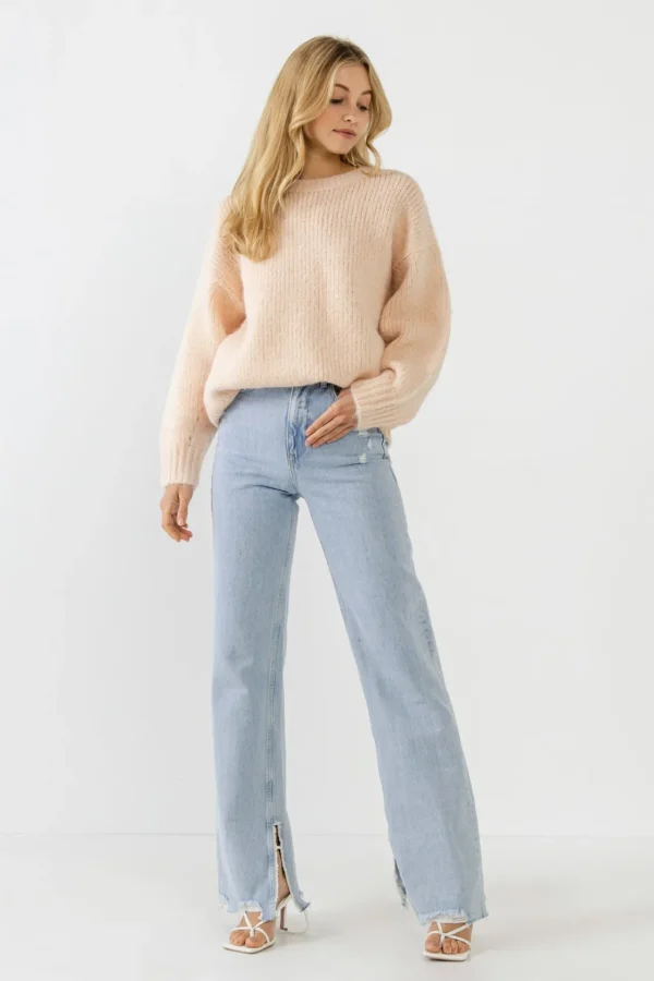 FREE THE ROSES Sweaters & Knits | Tops*- Oversized Chunky Knit Sweater