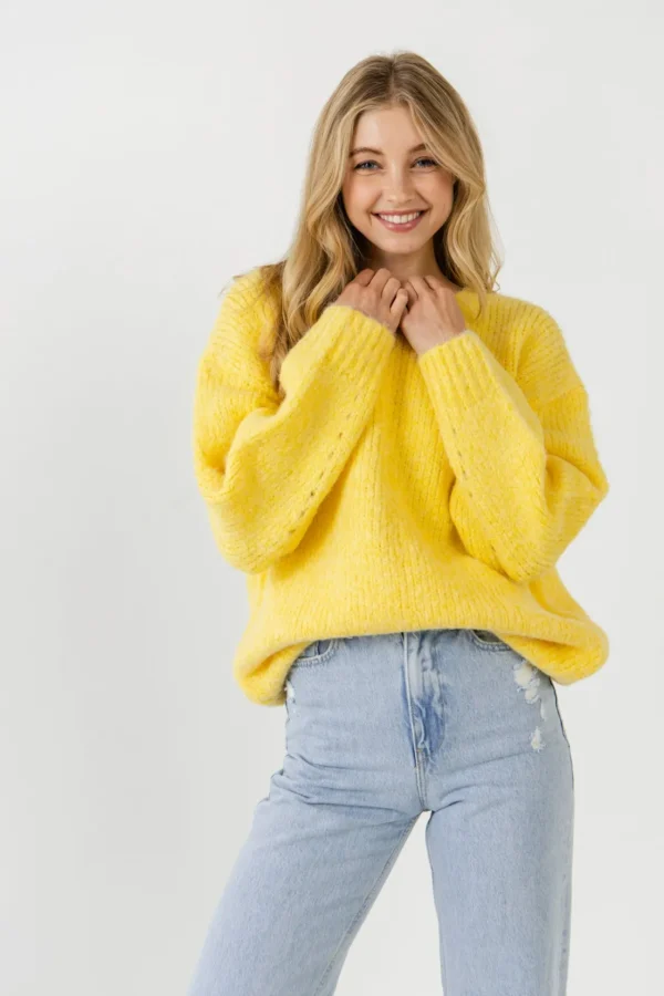 FREE THE ROSES Sweaters & Knits | Tops*- Oversized Chunky Knit Sweater