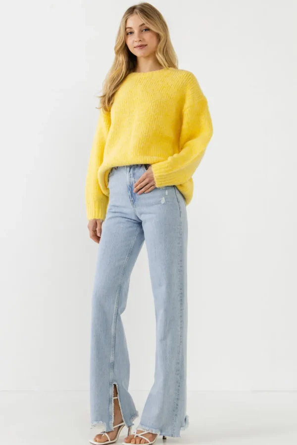 FREE THE ROSES Sweaters & Knits | Tops*- Oversized Chunky Knit Sweater